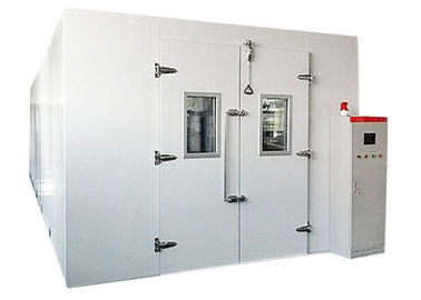 Panel Construction Walk In Test Chamber With Single Stage Refrigeration Walk In Environmental Temperature Chamber