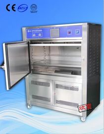 Box Type UVA / UVB Accelerated UV Testing Equipment , UV Test Chamber ±3℃ Temp Uniformity